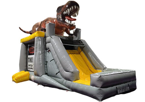 T-Rex Dinosaur Bounce House Slide Combo